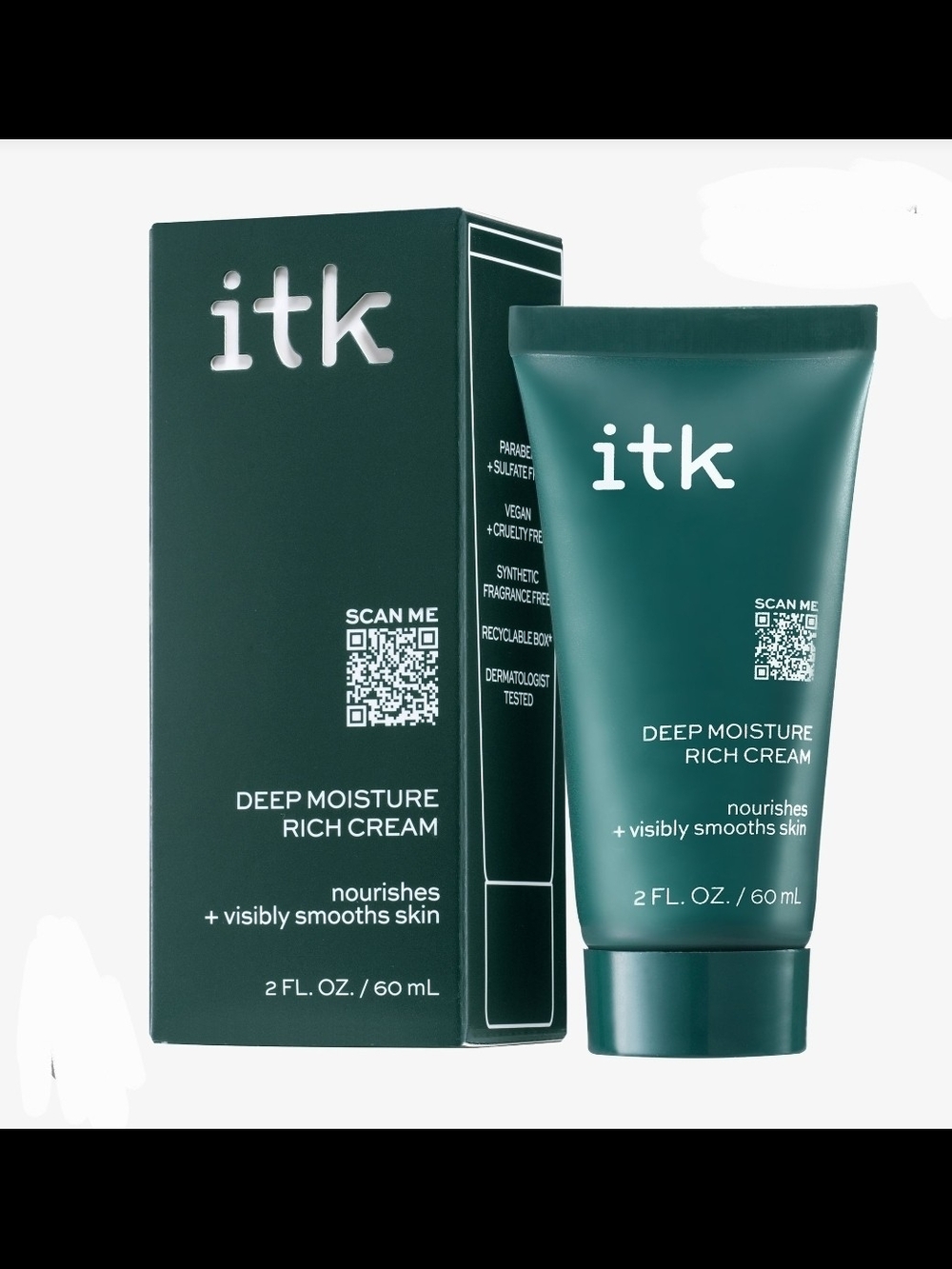 itk Skincare Deep Moisture Rich Face Cream 2fl Oz BNIB